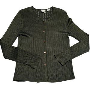 EP Pro Silk Sweater Green Size Medium